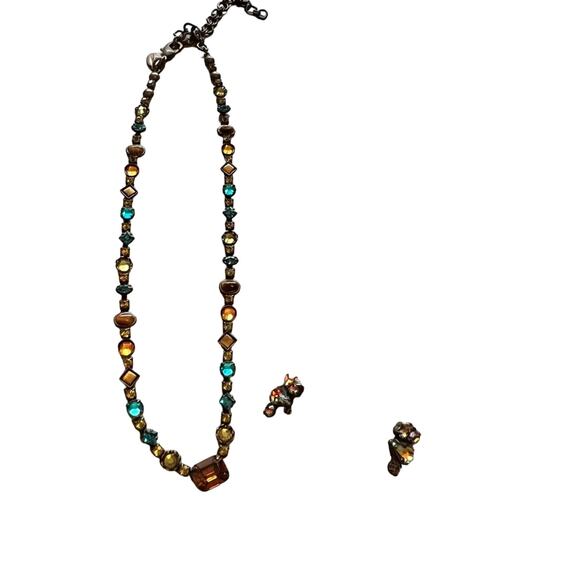 Sorrelli Crystal Earrings  & Necklace Set - Picture 1 of 8